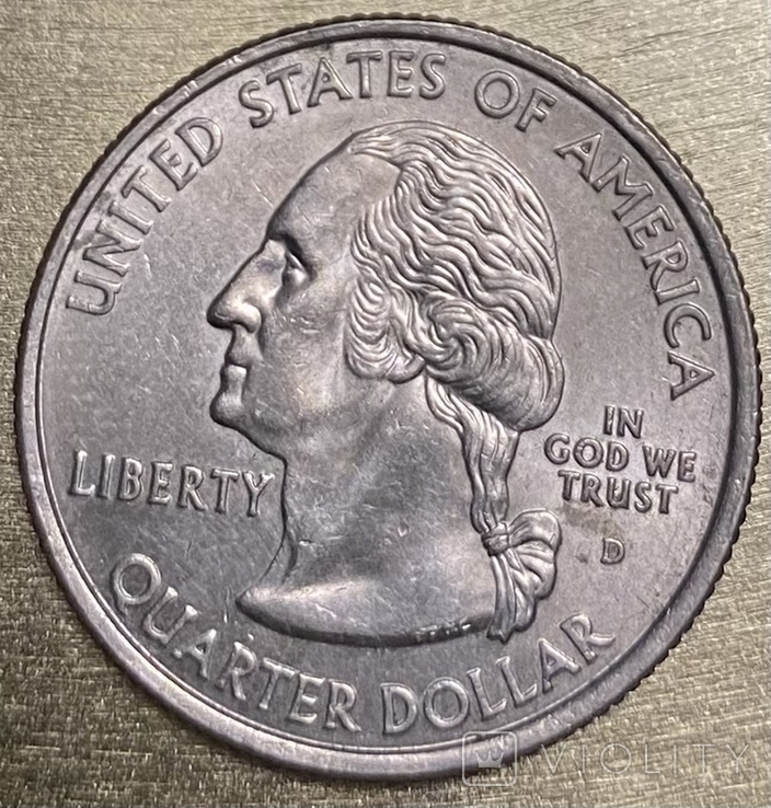 1/4 Доллара 2007(Вашингтон), фото №2