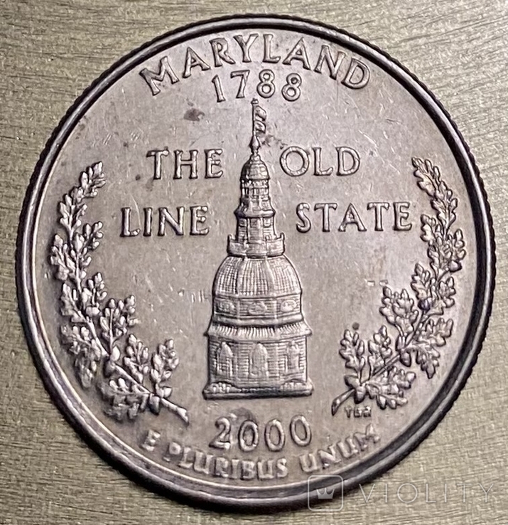 1/4 Доллара 2000(Мериленд), фото №3