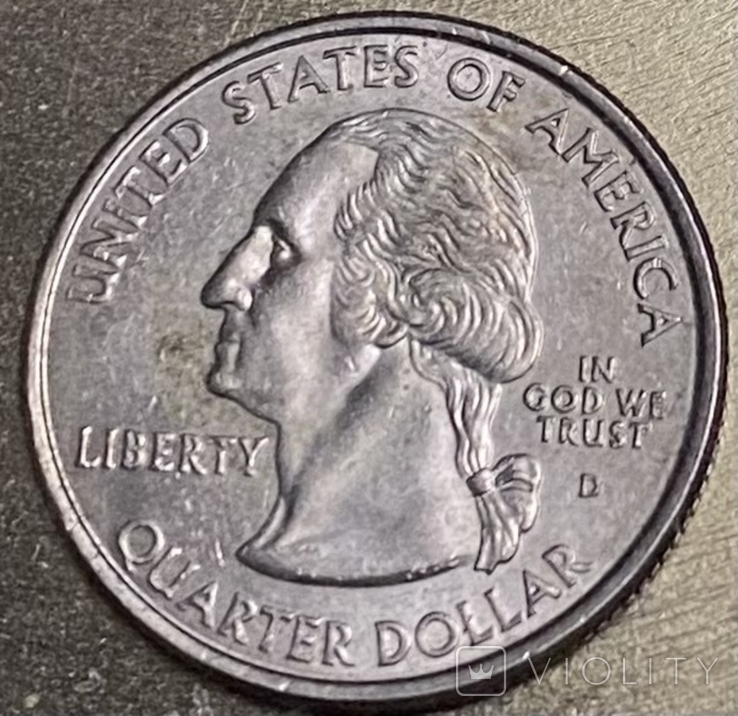 1/4 Доллара 2001(Кентуки), фото №2