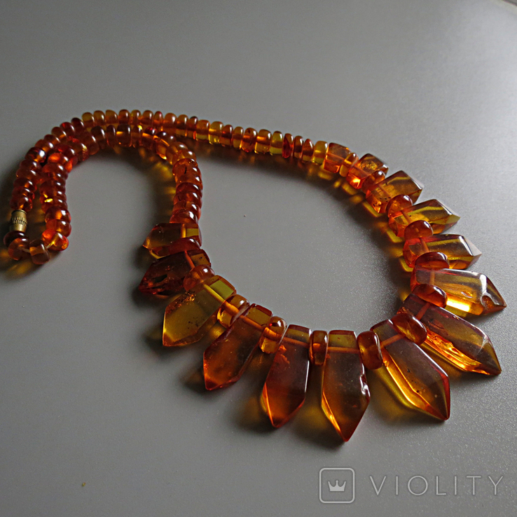 Ожерелье и браслет из янтаря, фото №4