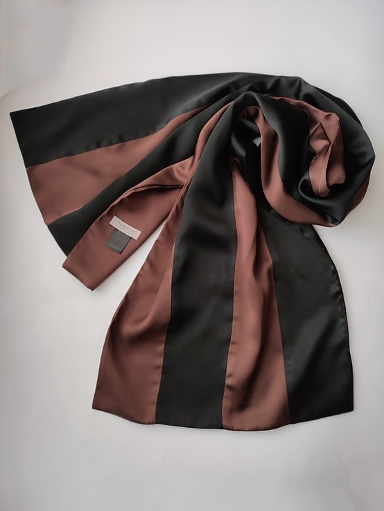 Шелковый двойной шарф палантин Turnover, Италия, фото №2