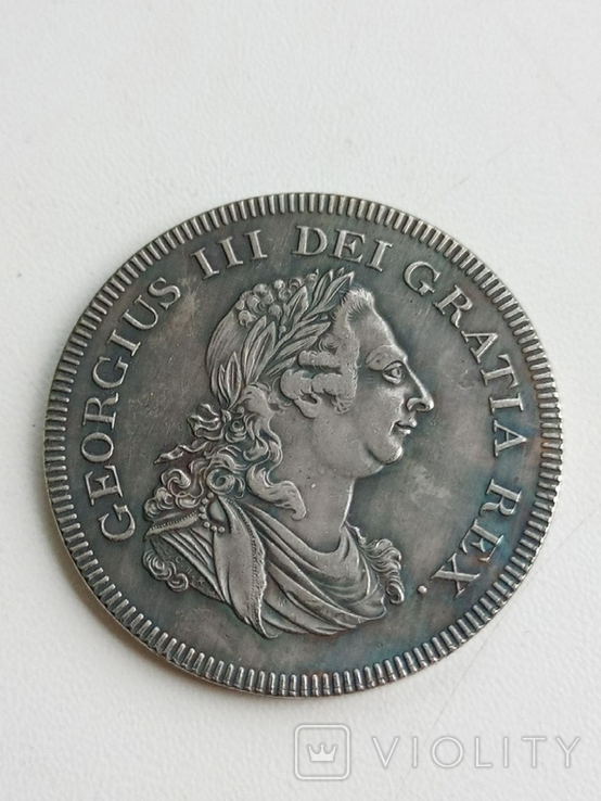 Ирландия 6 шиллингов 1804 год Георг 3 копия, фото №2