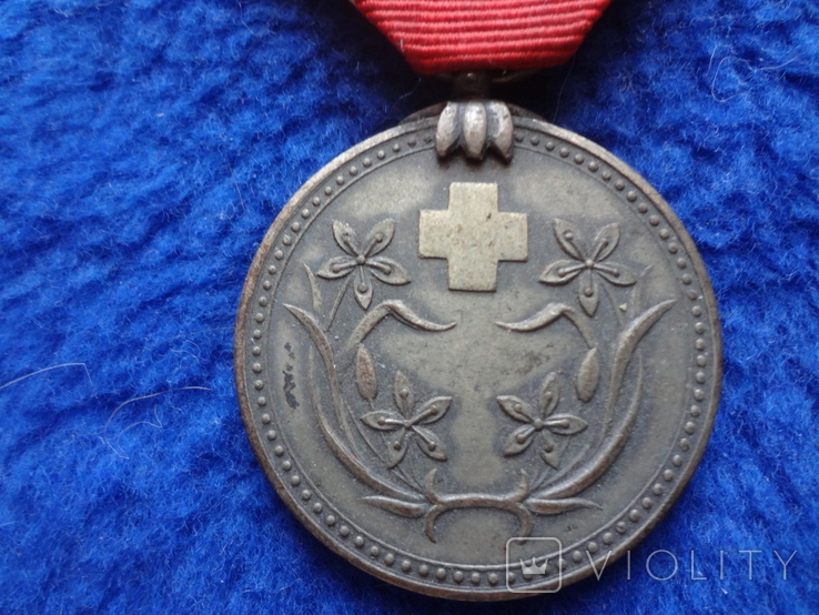 Маньчжоу-Го Медаль Червоний хрест За заслуги спеціального члена товариства, 1938-45, фото №3