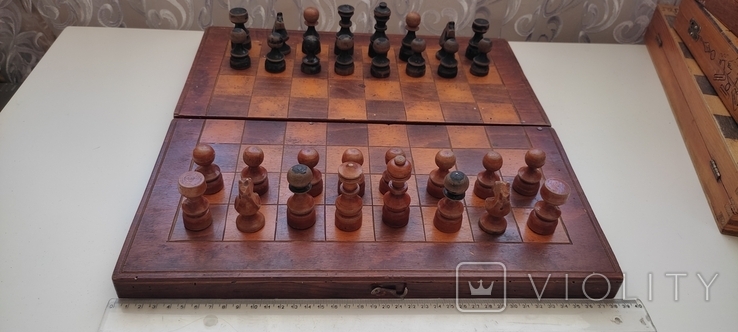 Комплект старих шахматів шахів великих, фото №2