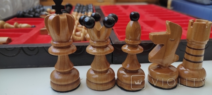 Комплект великих шахматів шахів, фото №3