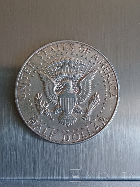 Пол доллара 1964 серебро, фото №5