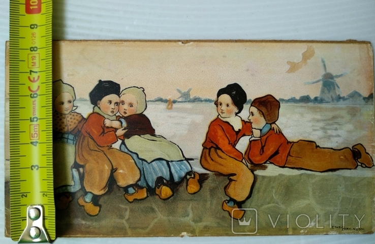 Етель Паркінсон 1868-1957 Діти граються на березі в Голландії, фото №5