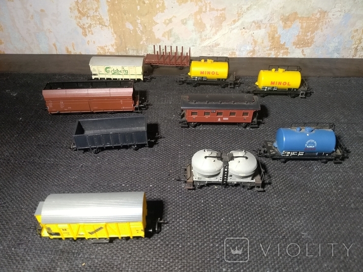 10 миниатюрных вагончиков к железной дороге Piko Германия, фото №2
