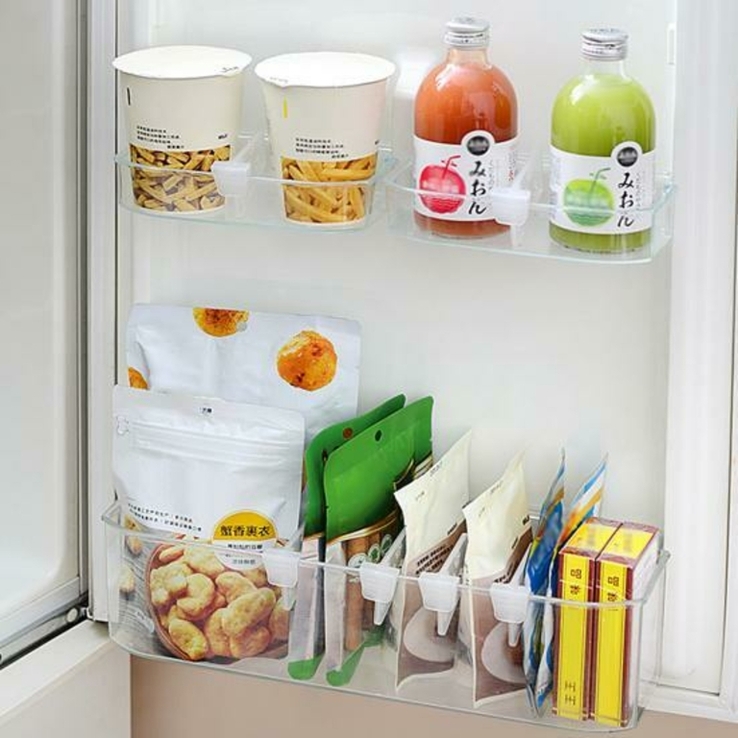 Набор 4шт., разделительных планок для боковых полочек холодильника, фото №4