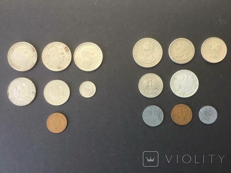 Монеты Румынии, Польши., фото №2