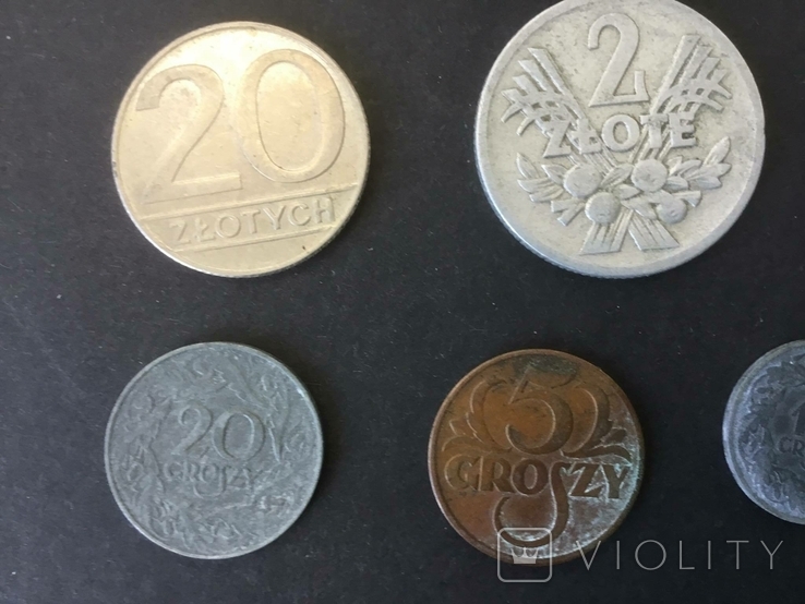 Монеты Румынии, Польши., фото №11
