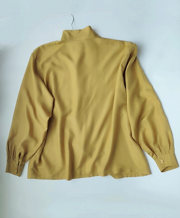 Красива стильна 100% шовкова сорочка блуза, оверсайз, Італія, photo number 13