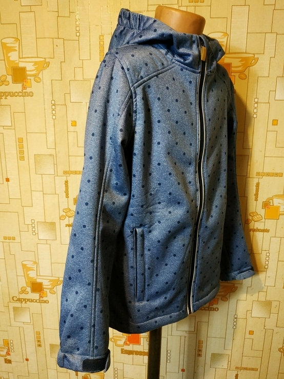 Термокуртка жіноча підліток ALIVE софтшелл стрейч на зріст 146 см, photo number 3