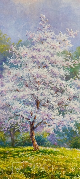 Весняний вальс Картина пейзаж автор Коротков С.В. 50х70 полотно олія, фото №8