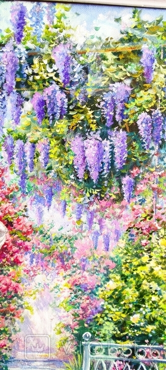 Квіткова гармонія Картина пейзаж автор Коротков С.В. 70х70 полотно олія, фото №7