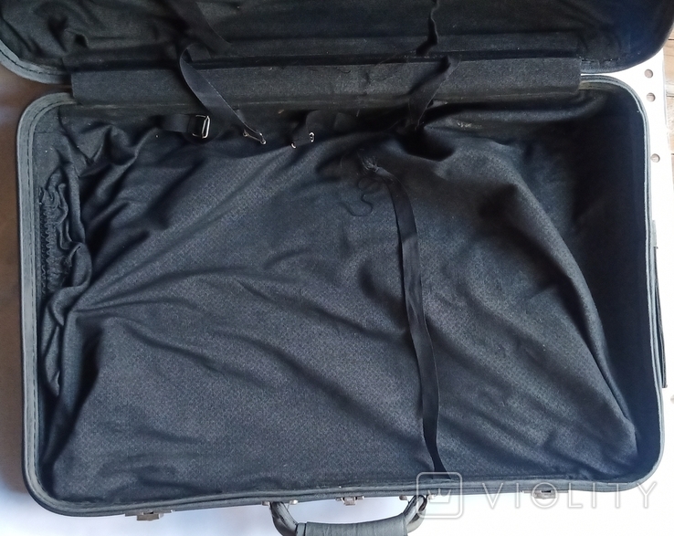Два парные чемодана из кожзаменителя благородного серого цвета., фото №7