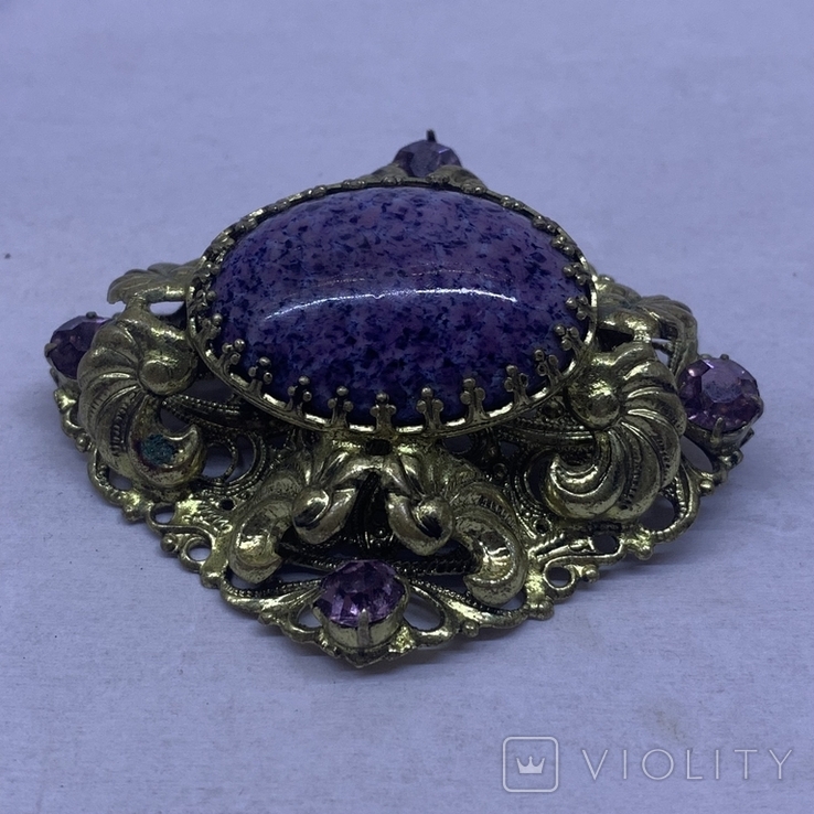 Large vintage brooch, photo number 3