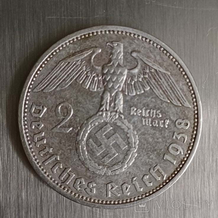 2 марки 1938г.Серебро, фото №5