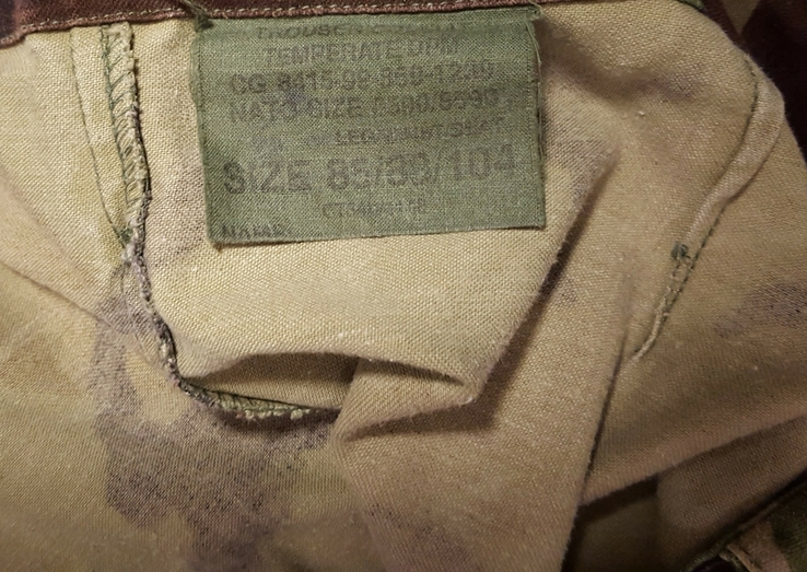 Штани trousers combat temperate DPM 8590/8590 2, фото №3