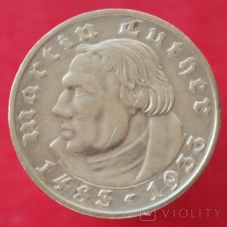 2 марки, 1933г, F, фото №5