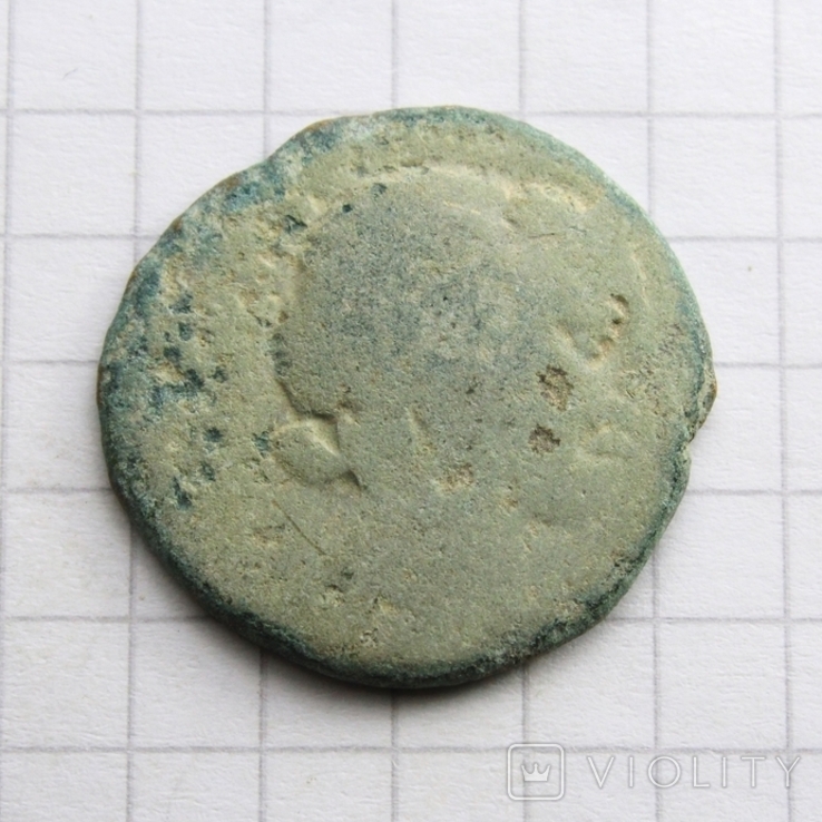 Бронзова антична монета IV-II ст. до н.е. - Аполлон, 4.52г., фото №2
