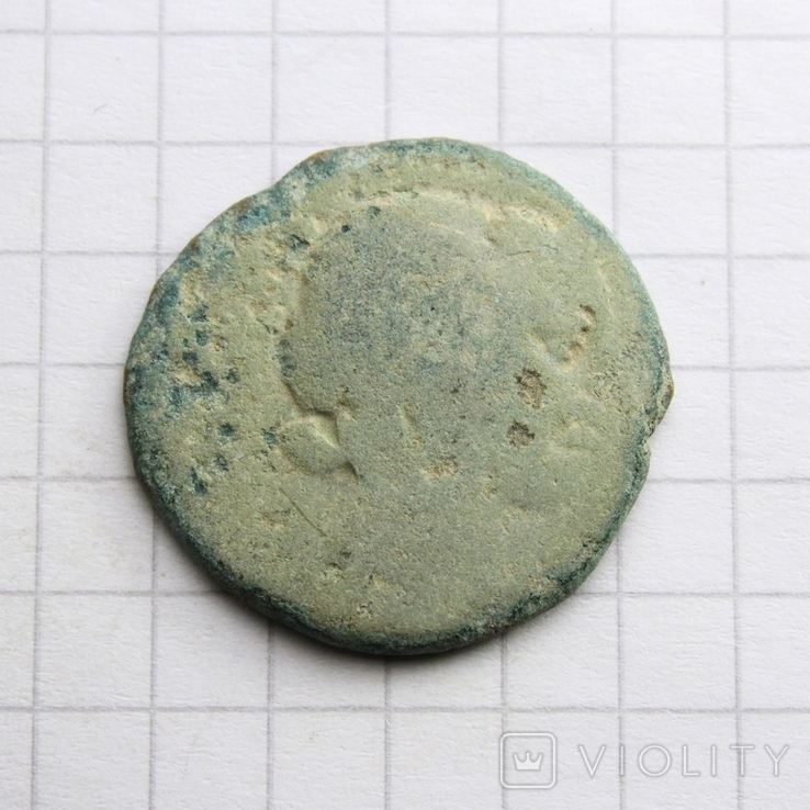 Бронзова антична монета IV-II ст. до н.е. - Аполлон, 4.52г., фото №3