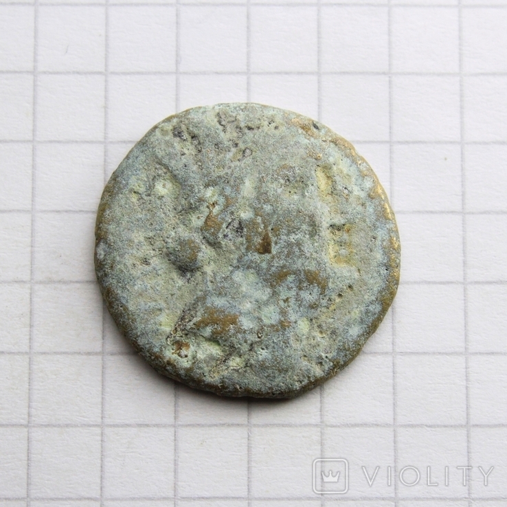Бронзова антична монета IV-II ст. до н.е. - Тіхе, 5.41г., фото №4