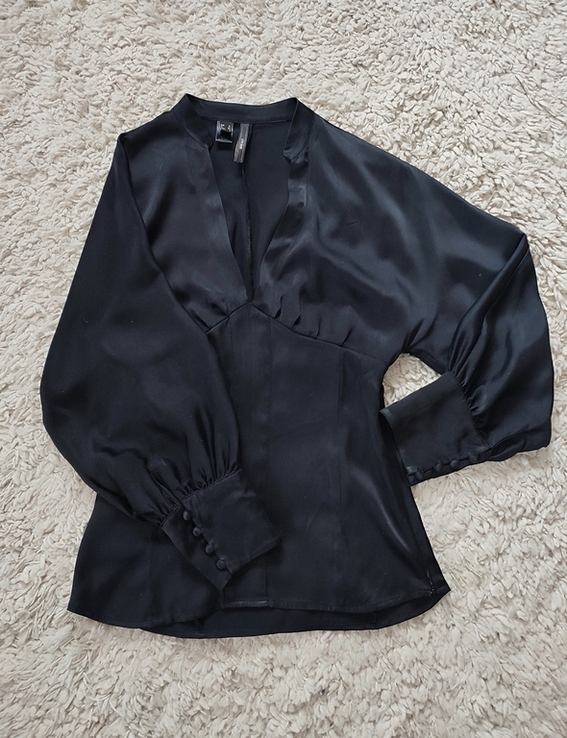 Шелковая блуза MNG suit 100% шелк, photo number 8