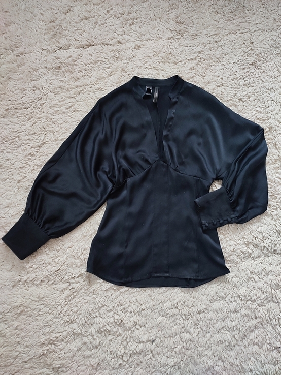 Шелковая блуза MNG suit 100% шелк, фото №13