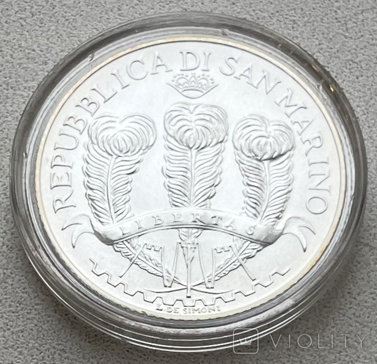 5 евро 2007 года Рari opportunit (Равные возможности), Сан-Марино, фото №9