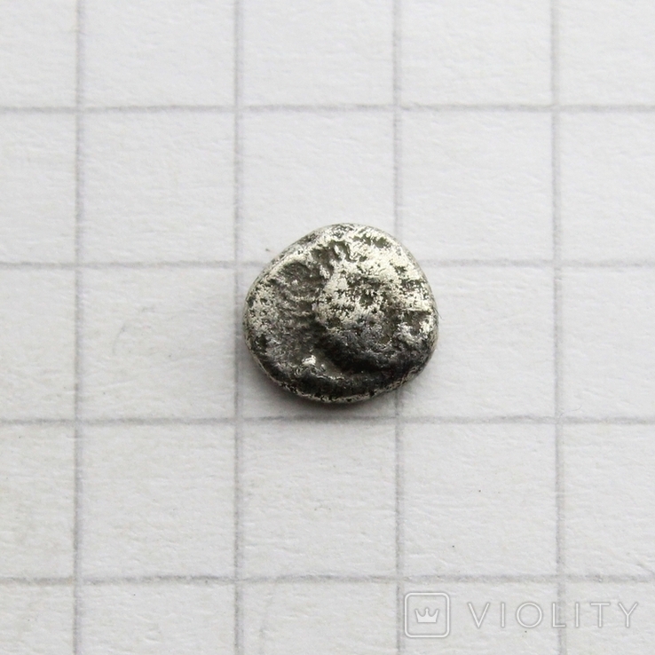 Карія, м.Міласа, срібний тетартеморіон, 420-390рр. до н.е., 0.31г., фото №3