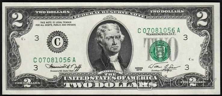 2 доллара США 1976 год, фото №3