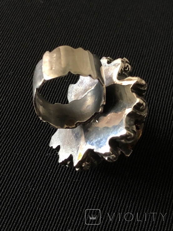 Срібний масивний фірмовий перстень PAMPALONI (срібло 925 пр, вага 32,6 гр) Італія, photo number 13
