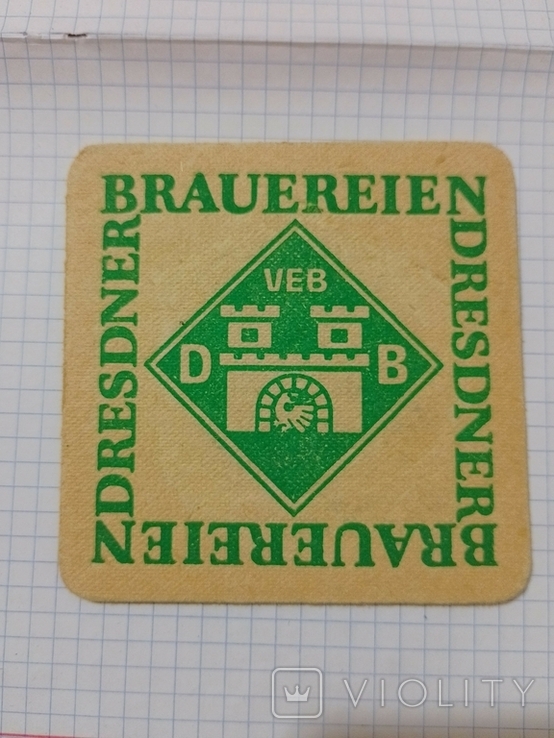 Бирдекель ГДР , Brauereien Dresdner veb, фото №2