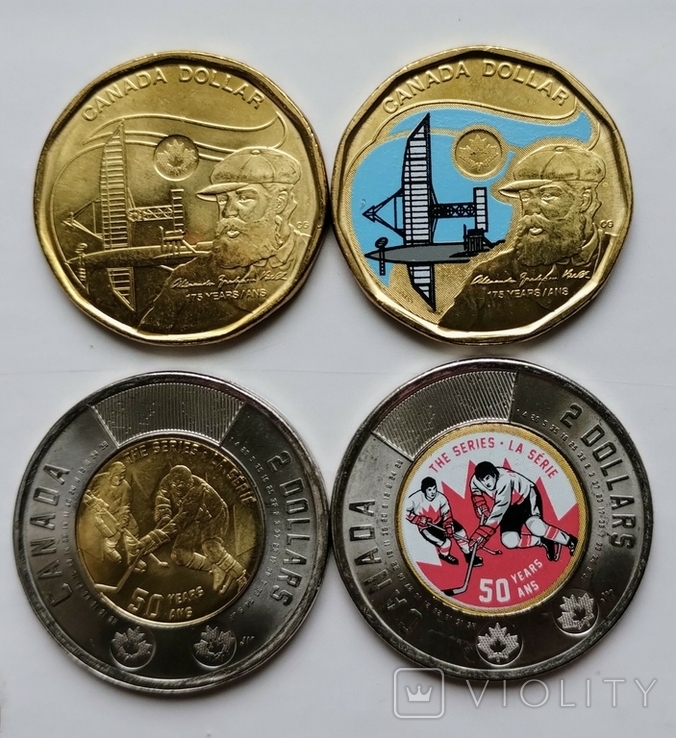Монеты Канады юбилейные, фото №2