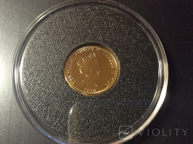 Трістан-да-Кунья 1 крона 2016 набір три золотих монети, фото №6