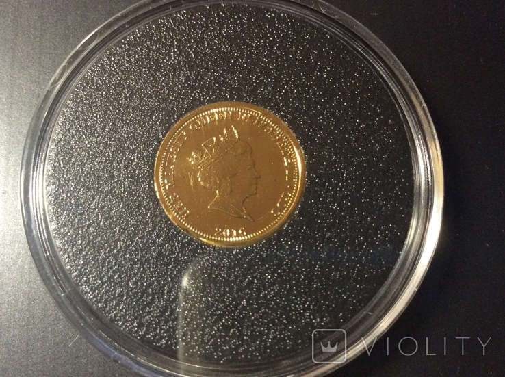 Трістан-да-Кунья 1 крона 2016 набір три золотих монети, фото №9