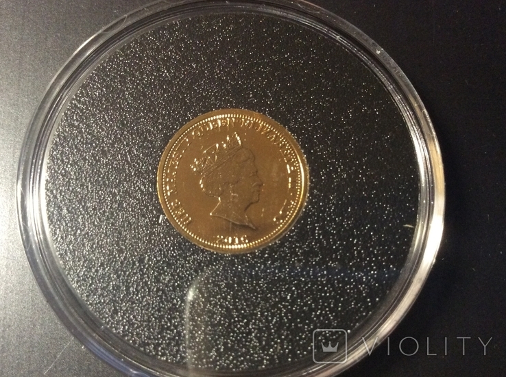Трістан-да-Кунья 1 крона 2016 набір три золотих монети, фото №10