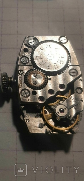Часы ''Звезда'', с родным кожаным ремешком, и синенными стрелками, ход идеальный, фото №6