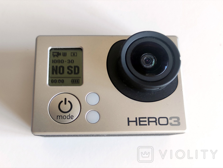 GoPro Hero 3 Silver edition + Аквабокс, два аккумулятора, аксессуары, фото №3