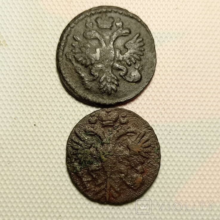 Денга 1731 -6 монет . Фото., фото №5