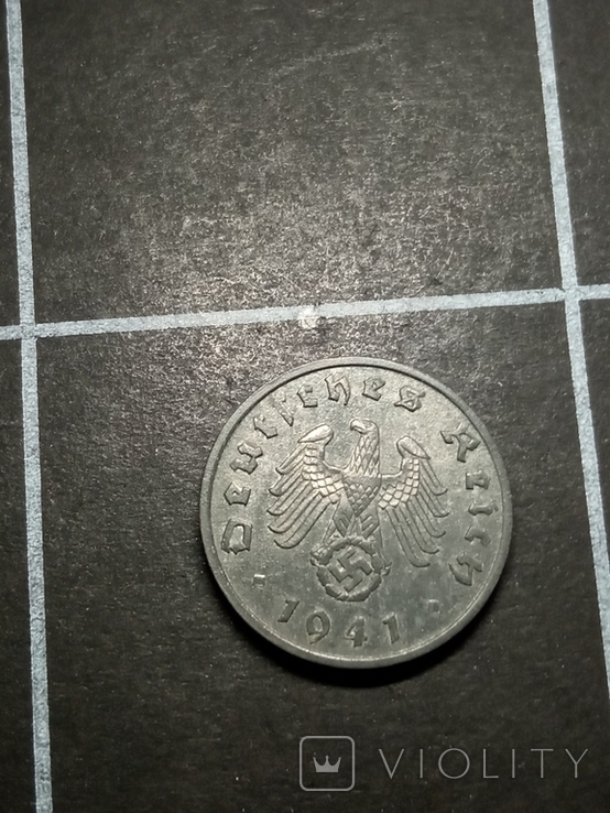 Німеччина 1 pfennig 1941 A, фото №3
