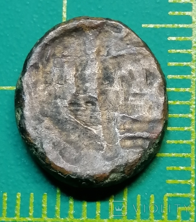 Стародавня монета. Надчекан., фото №8