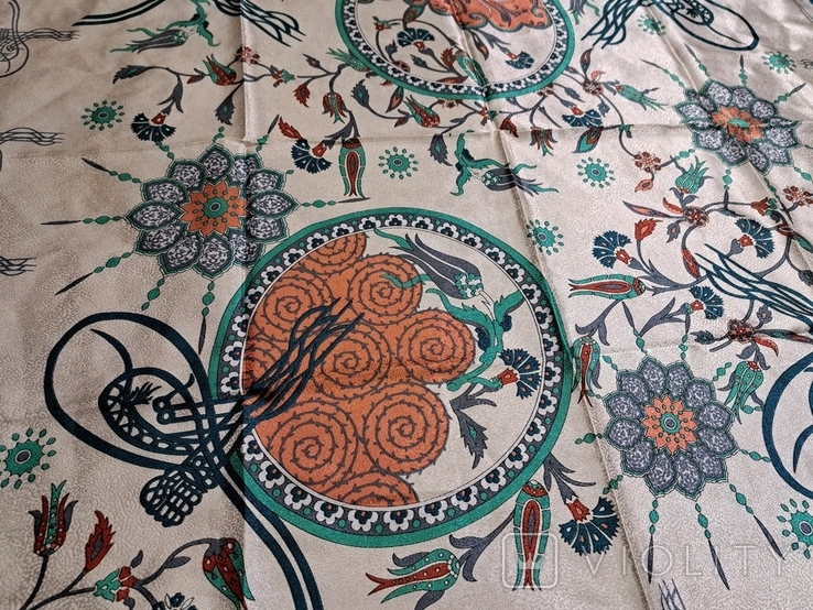 Новый платок Asema фактурный шёлк роуль 91/90 см, фото №4