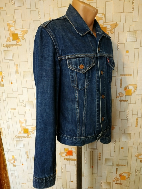 Куртка джинсова чоловіча LEVI STRAUSS коттон р-р М, фото №3