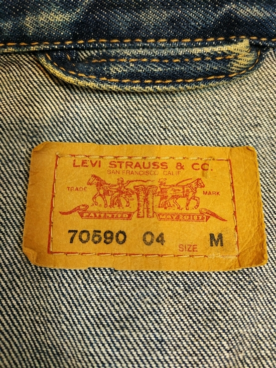 Куртка джинсова чоловіча LEVI STRAUSS коттон р-р М, фото №11