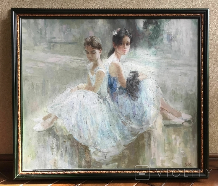 Картина С.Михайличенко "Юные балерины", фото №2