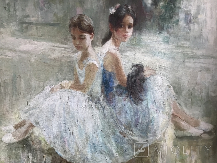 Картина С.Михайличенко "Юные балерины", фото №7
