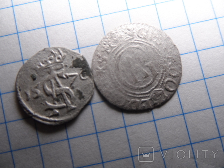Лот срібних монет /2 шт/., фото №7