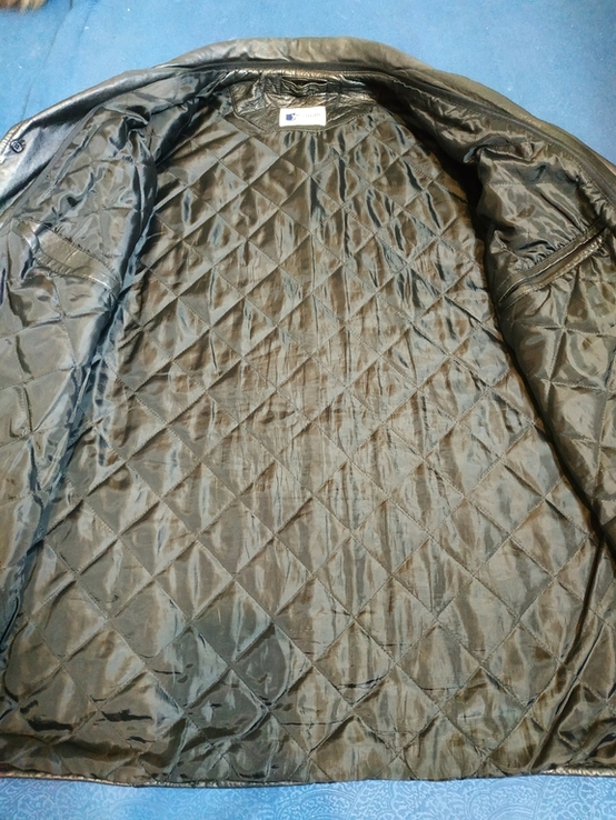 Куртка утеплена шкіряна чоловіча YES MAN натуральна шкіра p-p М(ближче до L-XL), photo number 8
